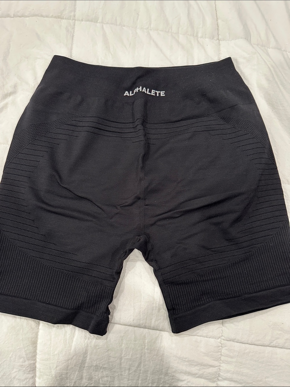 Alphalete Black Seamless Bike Shorts
